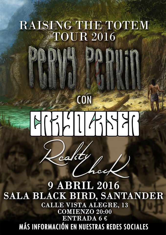 Concierto de Pervy Perkin y Crayolaser en el Black Bird en Santander