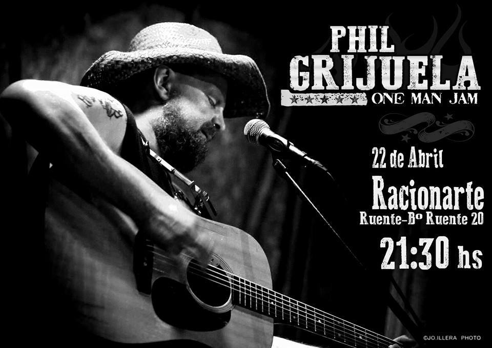 Concierto de Phil Grijuela en RacionArte de Ruente