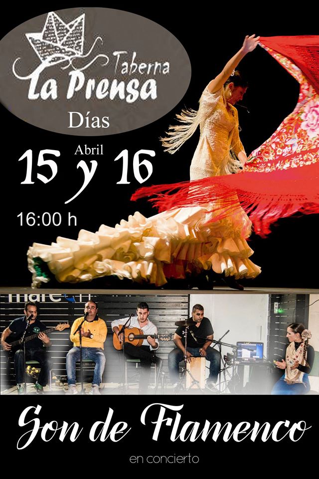 Concierto de Son de Flamenco y Feria de abril en La Prensa en Santander