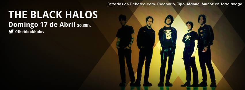 Concierto de The Black Halos en Escenario Santander