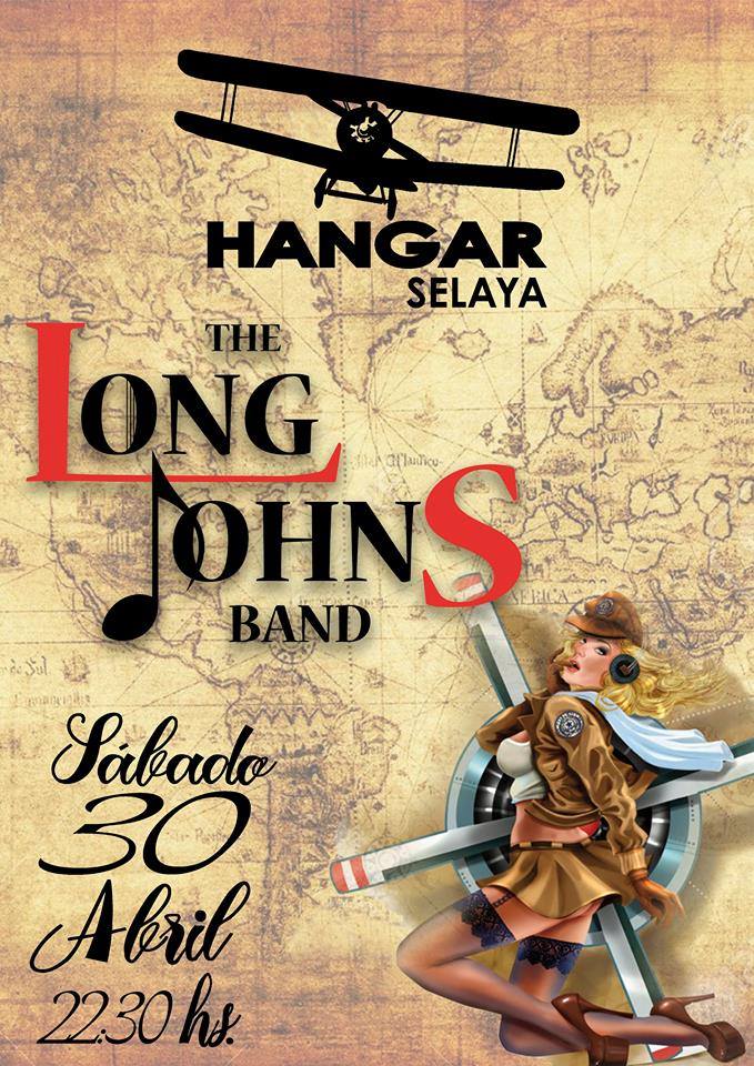 Concierto de The Long Jhons Band en el Hangar de Selaya