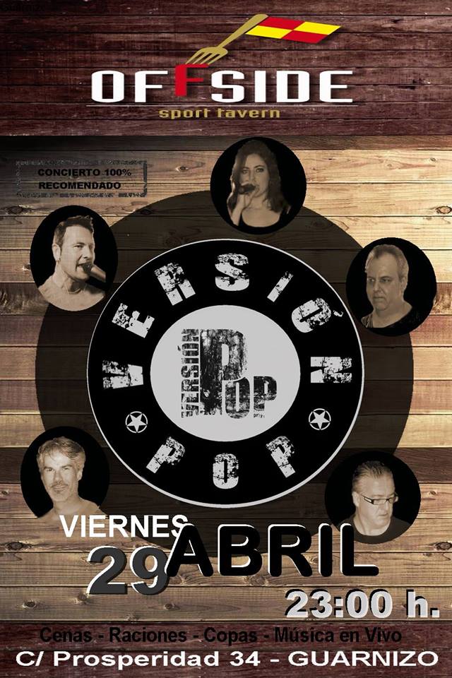 Concierto de Version Pop en el Offside de Guarnizo