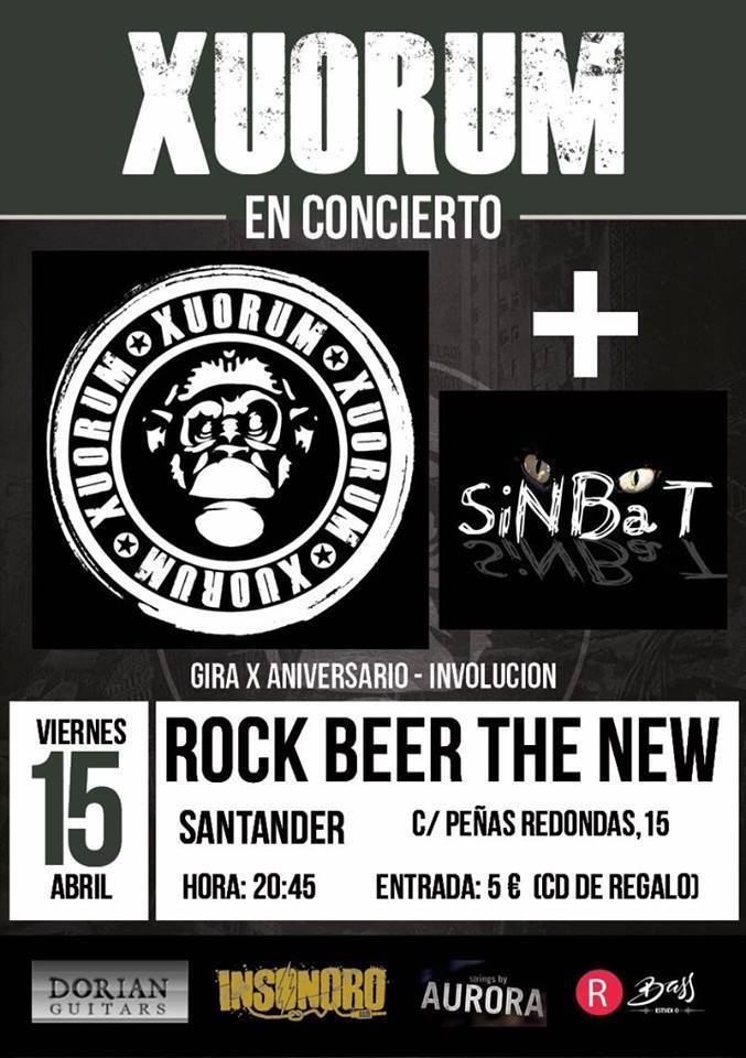 Concierto de Xuorum y Sinbat en el New en Santander
