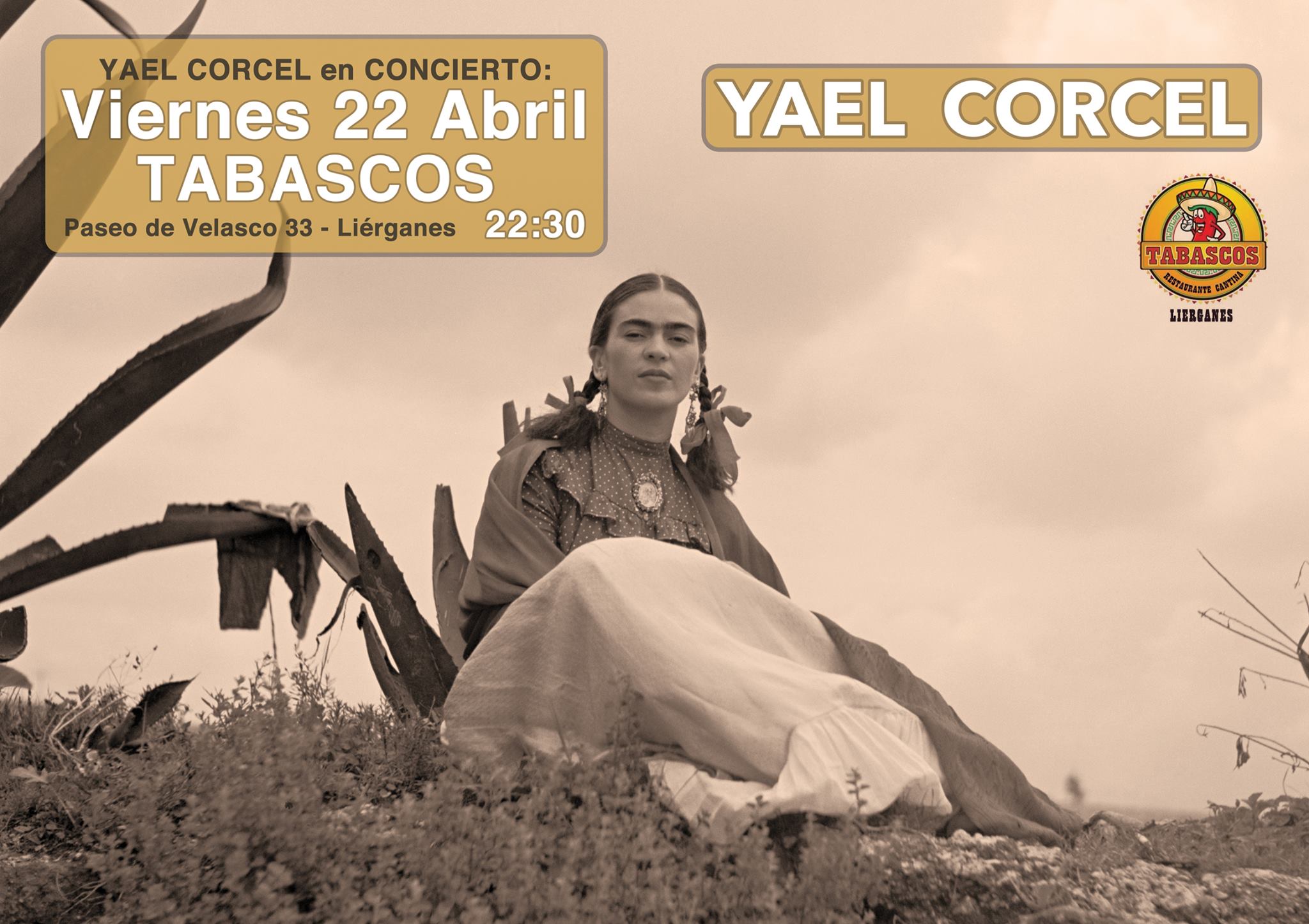 Concierto de Yael Corcel en el Tabascos de Lierganes