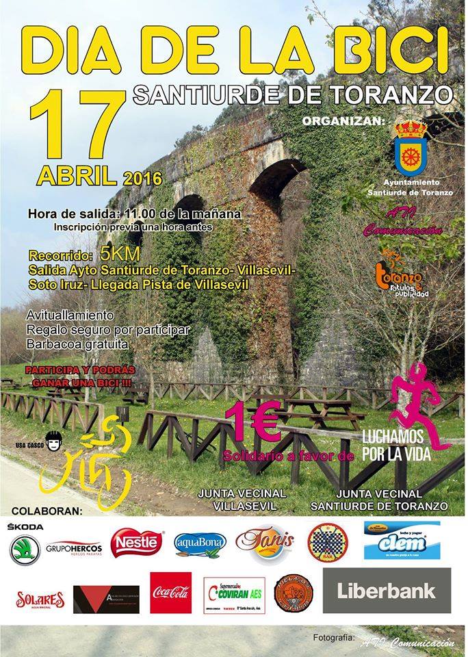 Dia de la bici en Santiurde de Toranzo