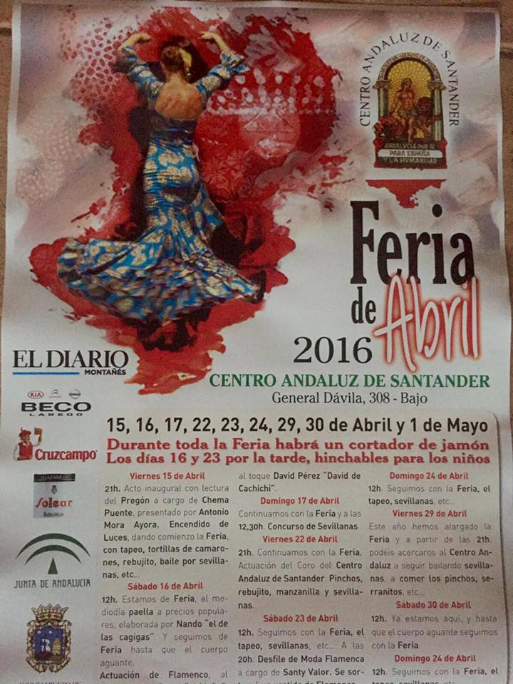 Feria de Abril en el centro Andaluz de Santander
