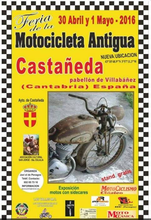 Feria de la Motocicleta antigua en Castañeda