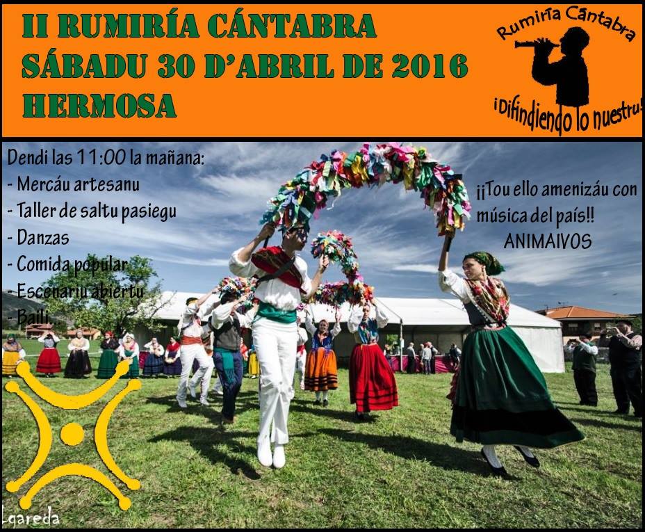 Fiesta Rumiría Cántabra 2016 en Hermosa