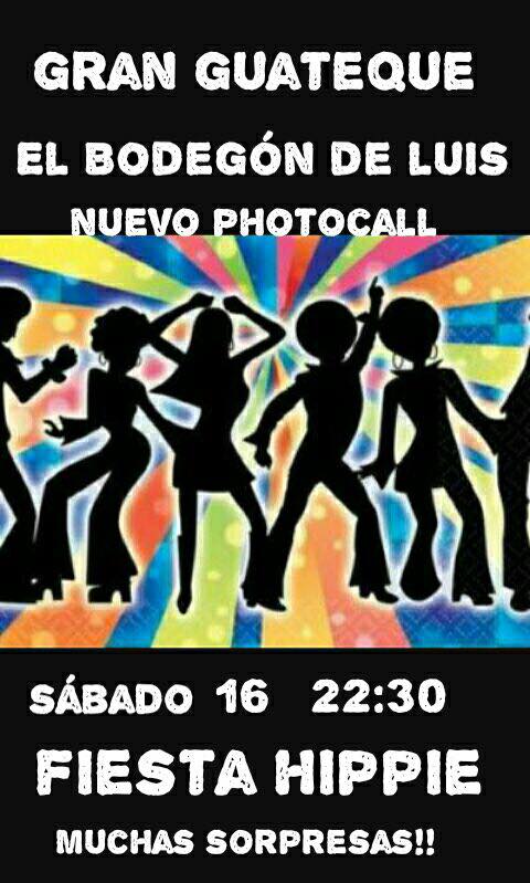 Fiesta hippie en el Bodegon de Luis en Hinojedo