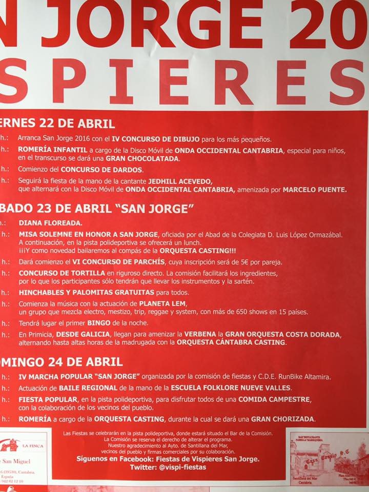 Fiestas de San Jorge en Vispieres