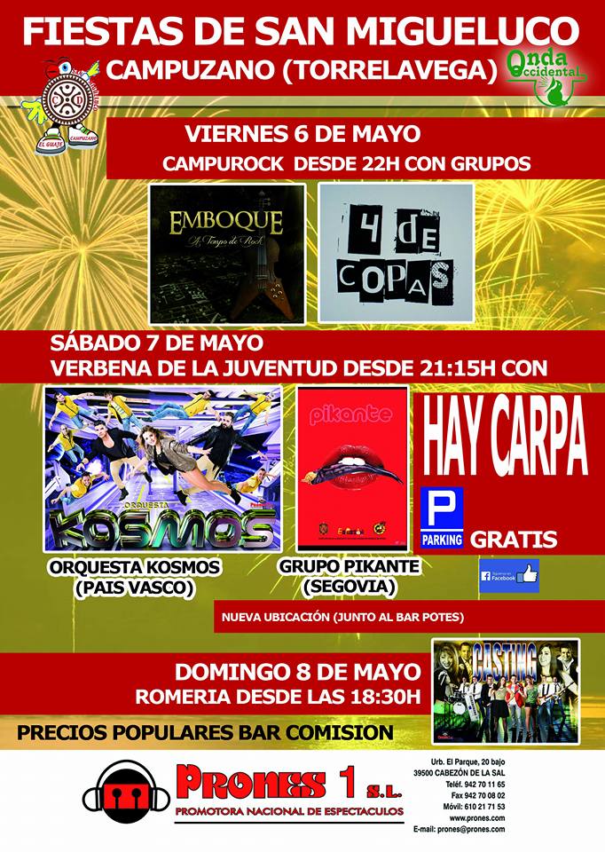 Fiestas de San Miguel en Campuzano