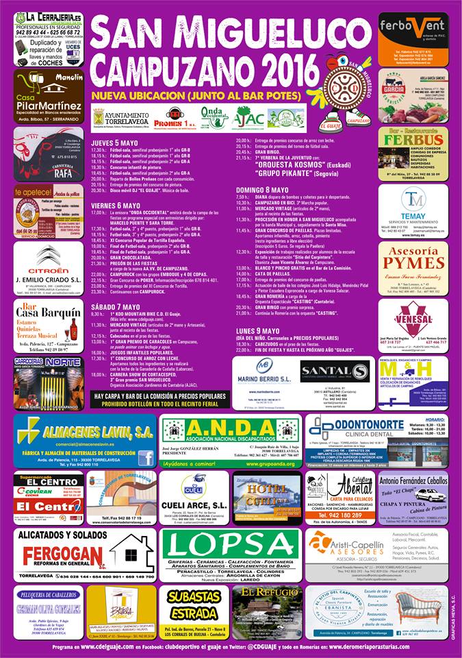 Fiestas de San Migueluco en Campuzano 2016