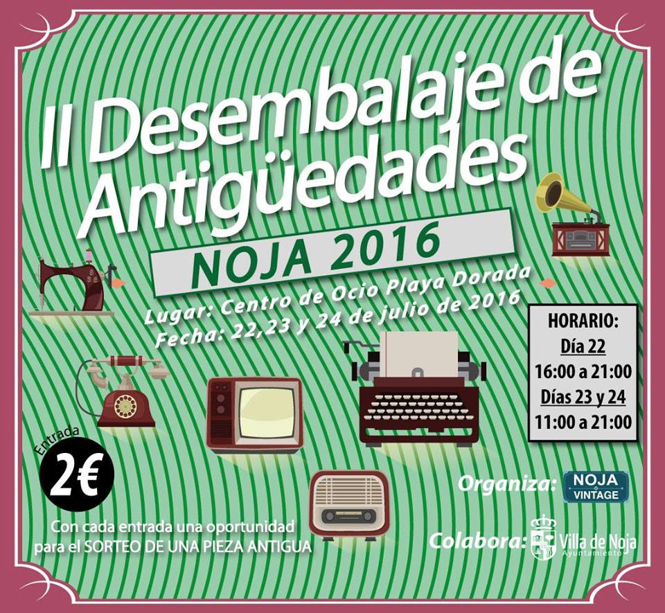 II Feria Desembalaje de Antigüedades Noja 2016.