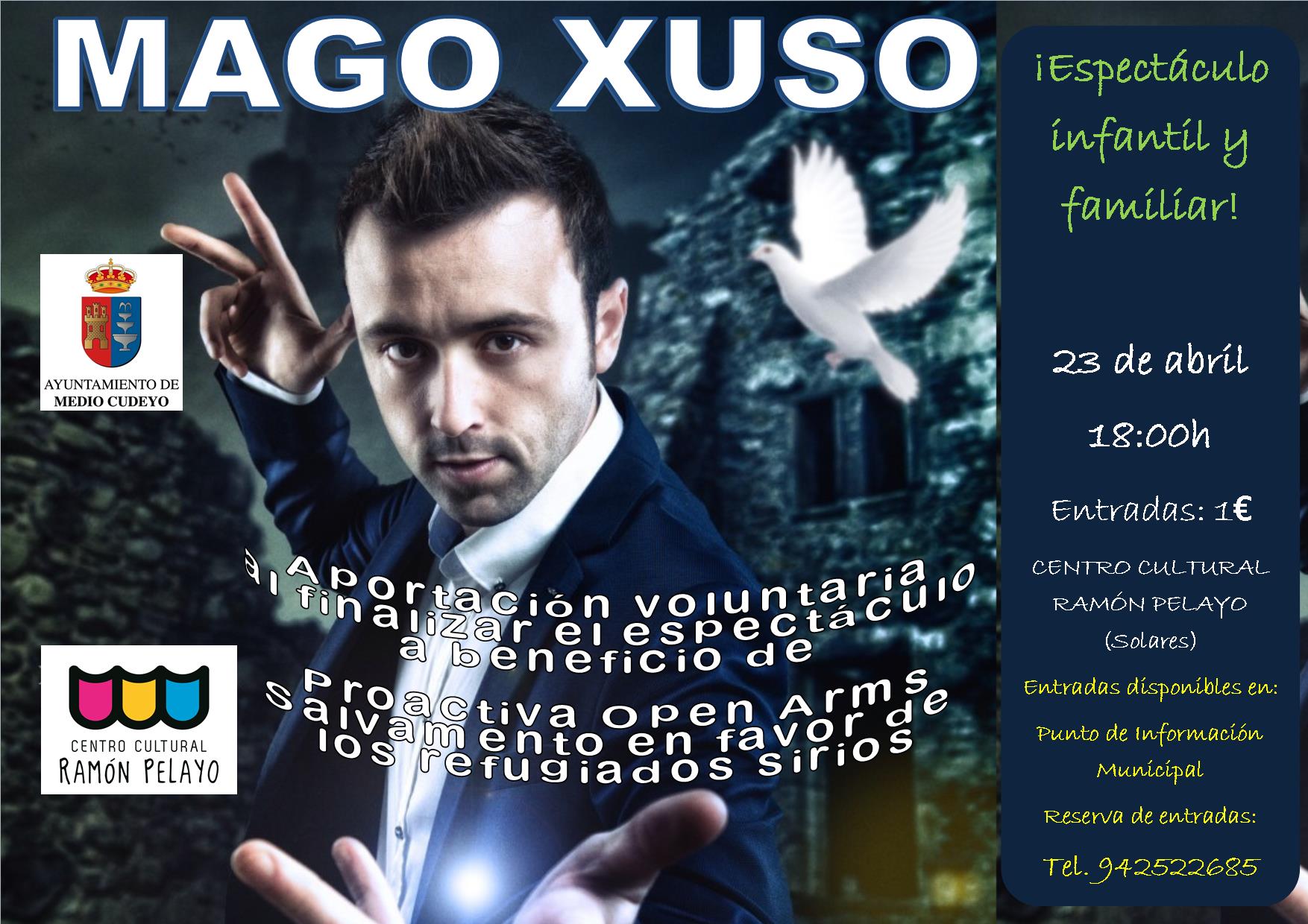 Magia infantil con el mago Xuso en Solares