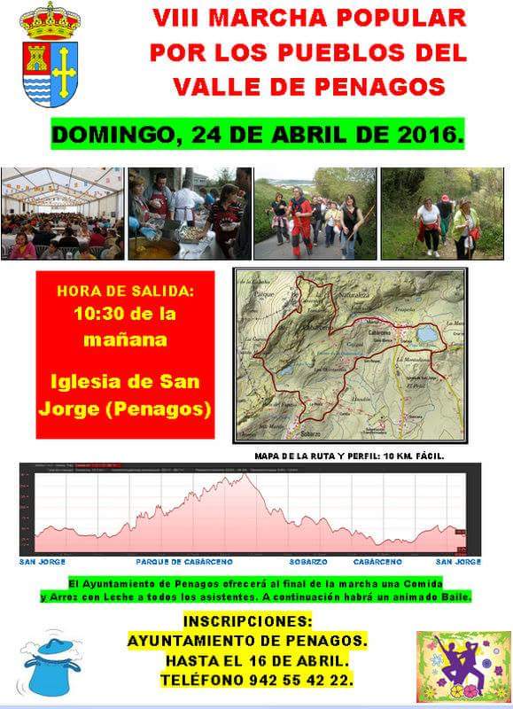 Marcha popular por el valle de Penagos