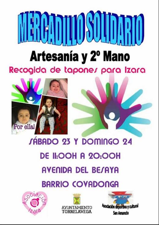 Mercadillo solidario en el bº Covadonga de Torrelavega