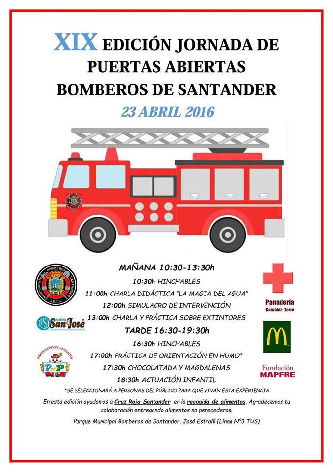 Puertas abiertas en Bomberos de Santander
