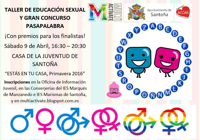 Taller de educacion sexual y concurso Pasapalabra en Santoña
