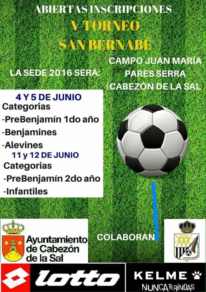 Torneo de Futbol de San Bernabe en Cabezon de la Sal