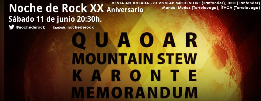 Aniversario de Noche de Rock en Escenario Santander