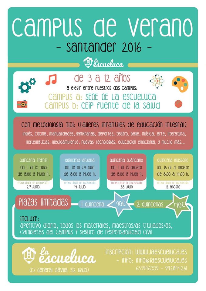 Campus de Verano en La Escueluca en Santander