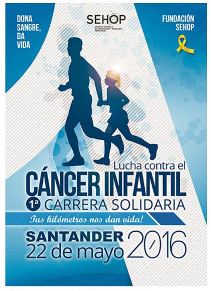 Carrera solidaria contra el cancer infantil en Santander