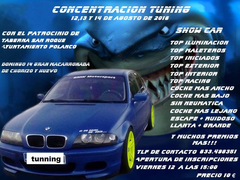 Concentracion Tunning en Posadillo Polanco