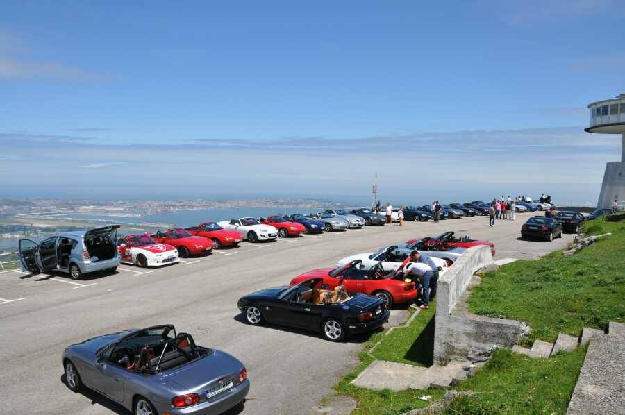 Concentracion de Mazda MX-5 en Santoña