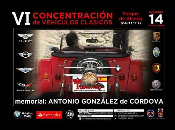 Concentracion de vehiculos clasicos en Alceda
