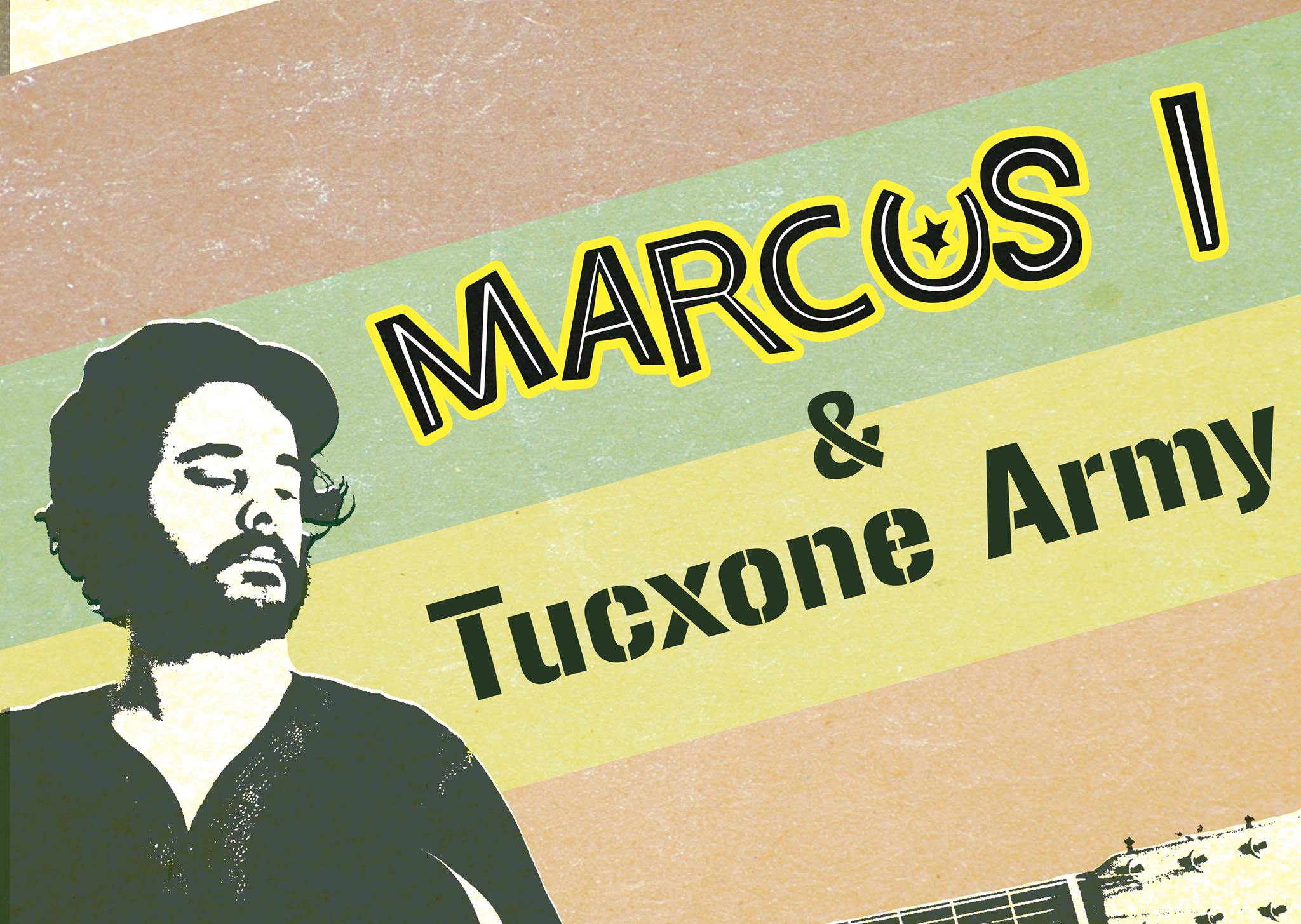 Concierto Reggae de MARCUS I  TUCXONE ARMY en el Black Bird de Santander