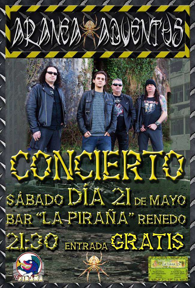 Concierto de Aranea Adventus en La Piraña en Renedo