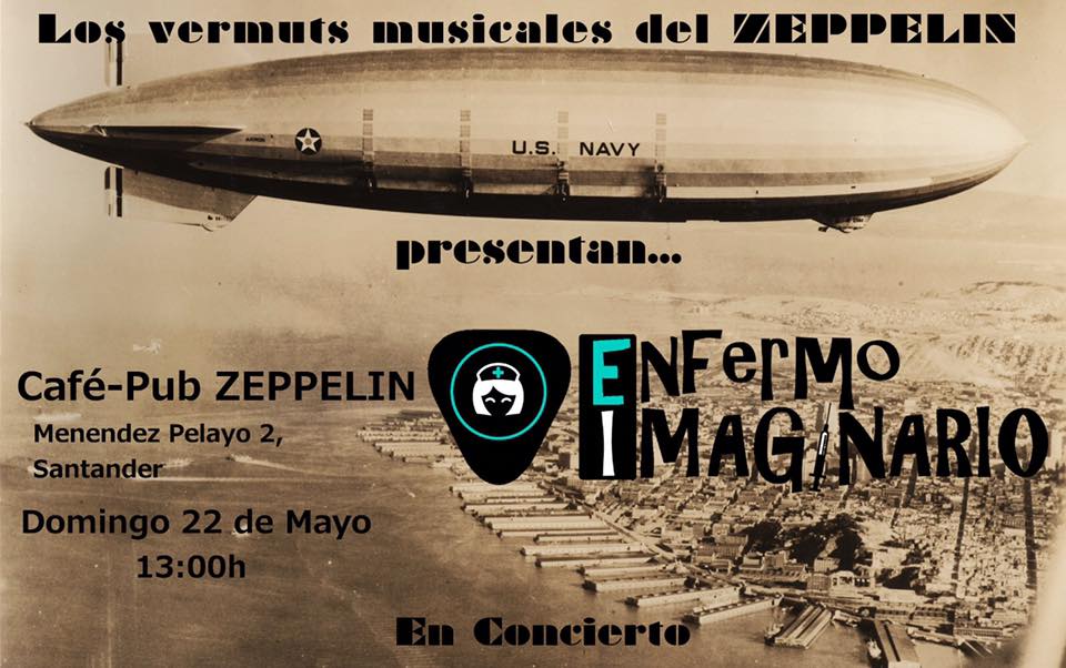 Concierto de Enfermo Imaginario en el Zeppelin en Santander