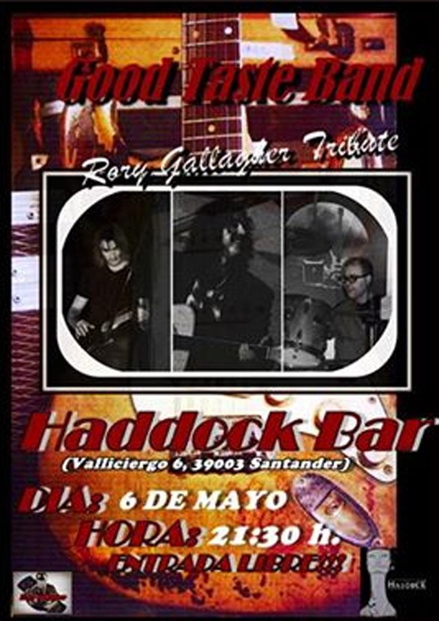 Concierto de Good Taste Band en el Haddock en Santander