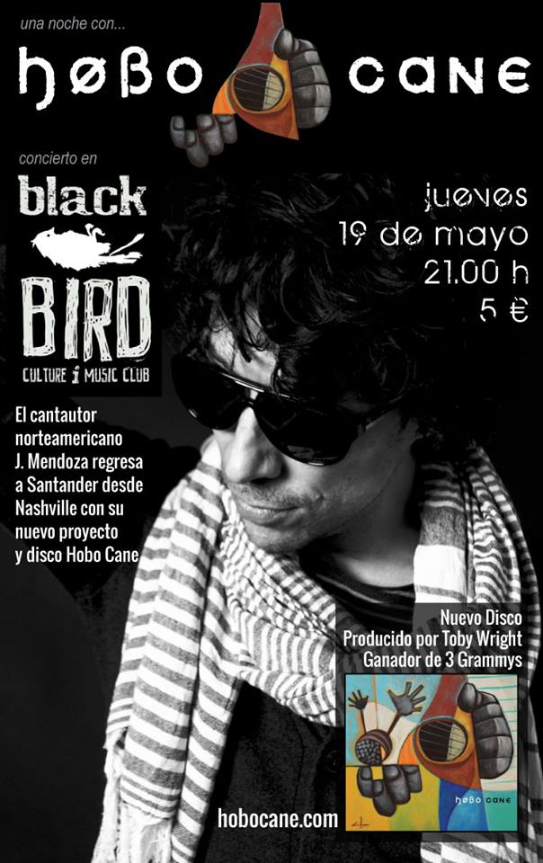 Concierto de Hobo Cane en el Black Bird de Santander
