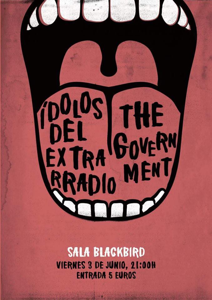 Concierto de Idolos del Extrarradio y The Goverment en el Black Bird en Santander