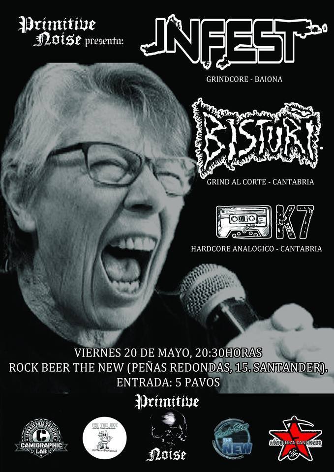 Concierto de Infest, Bisturi y K7 en el New de Santander