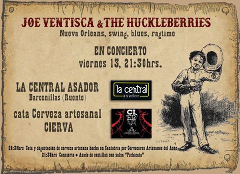 Concierto de Joe Ventisca & the Huckleberries,fiesta y degustacion de cerveza en Barcenillas