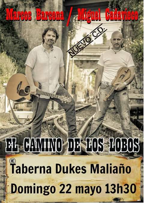 Concierto de Marcos Barcena y Miguel Cadavieco en el Duke´s de Maliaño
