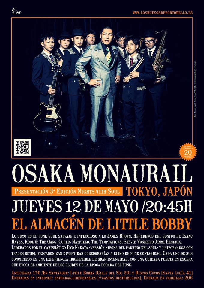 Concierto de Osaka Monaurail en el Little Bobby de Santander