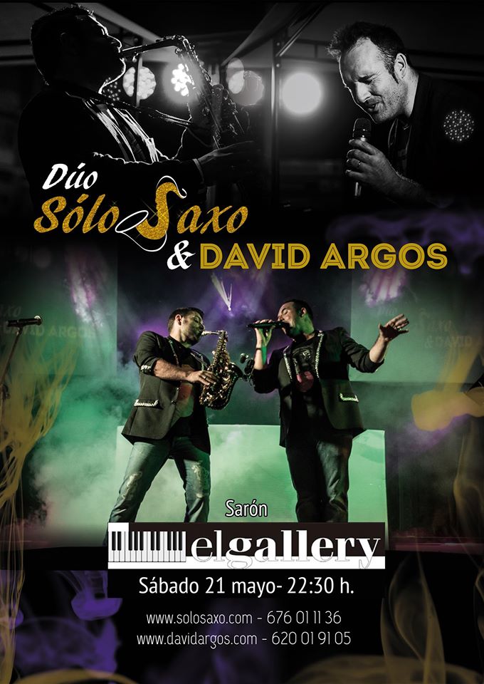 Concierto de Solo Saxo y David Argos en el Gallery de Saron