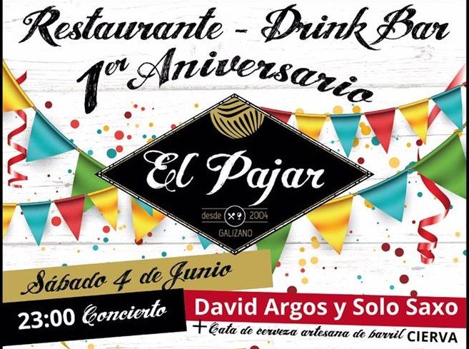 Concierto de Solo Saxo y David Argos en el Pajar de Galizano