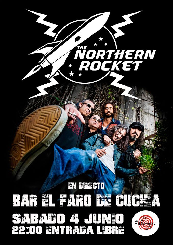 Concierto de  The Northen Rocket en el Faro de Cuchia