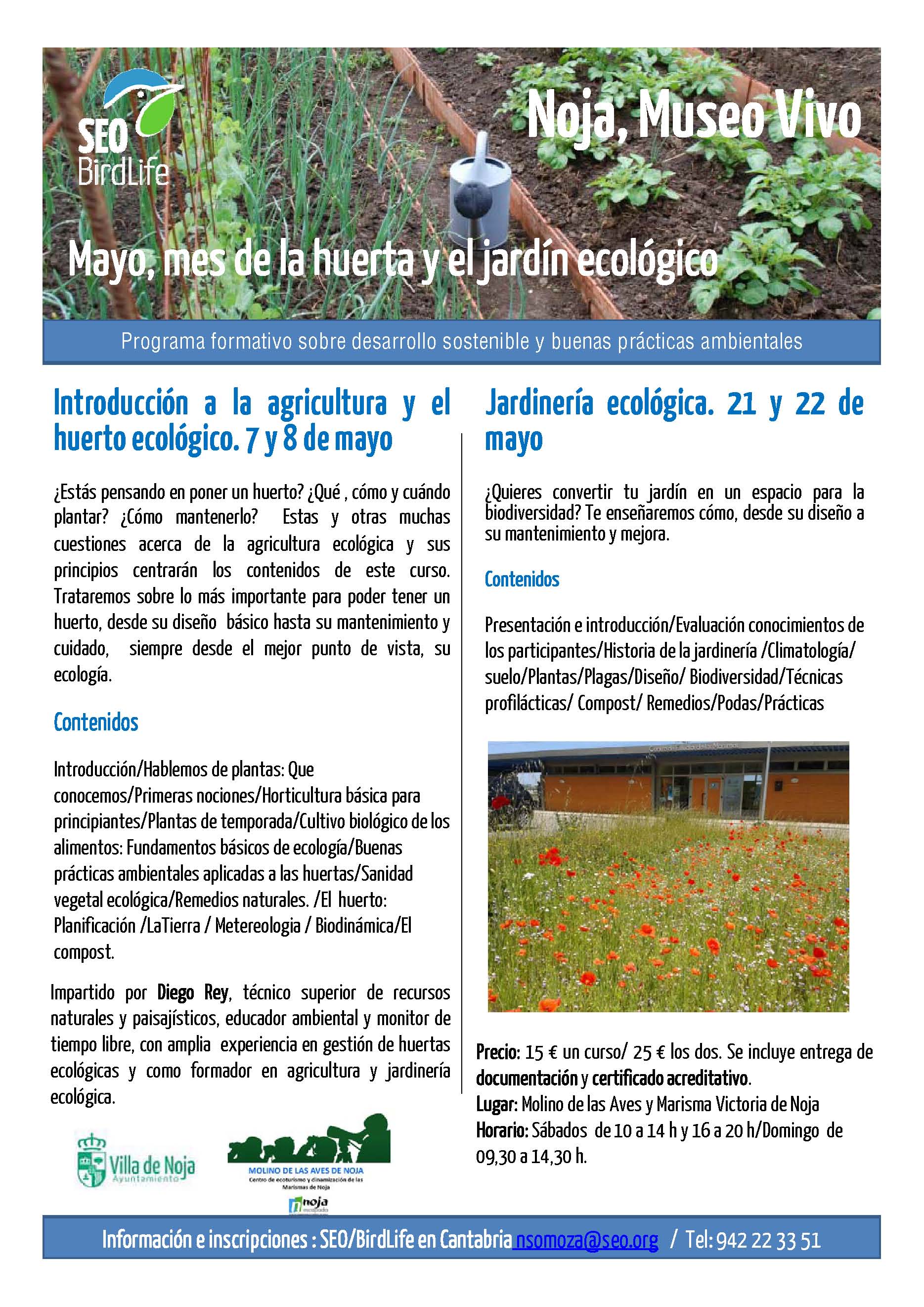Curso sobre jardinería ecológica en Noja