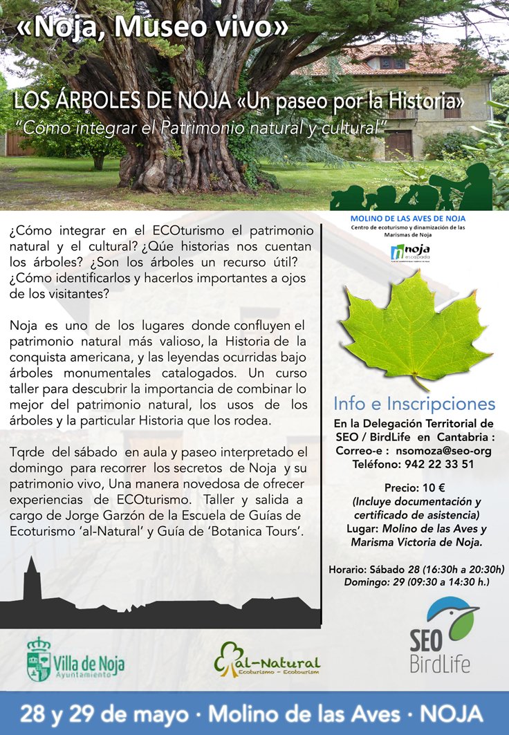 Curso taller Arboles Noja Museo Vivo