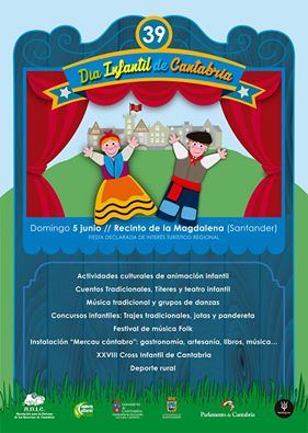 Dia infantil de Cantabria en la Magdalena en Santander