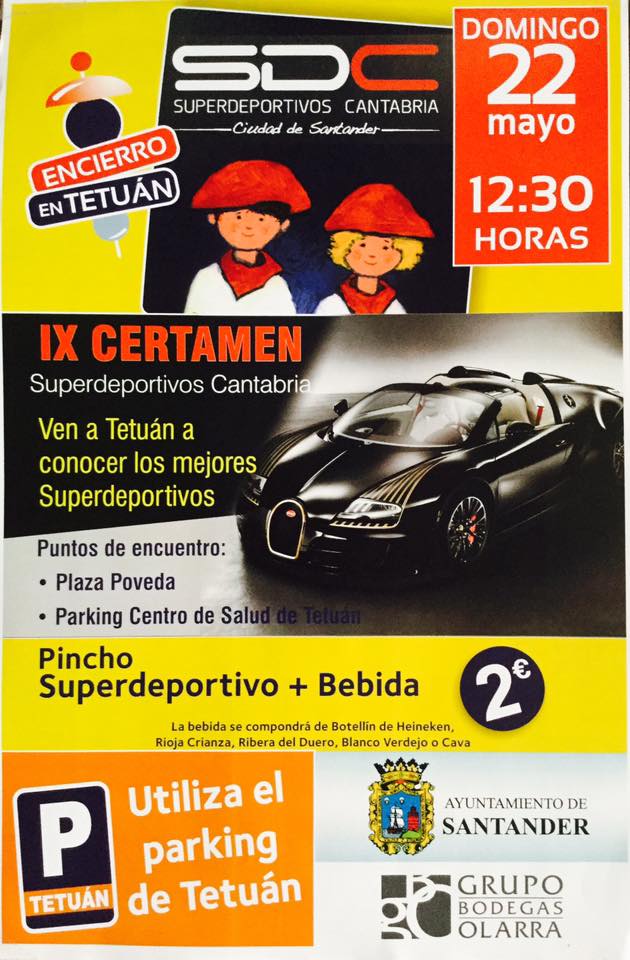 Encierro de Superdeportivos en Tetuan