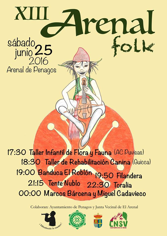 Fiesta Arenal Folk en Arenal de Penagos