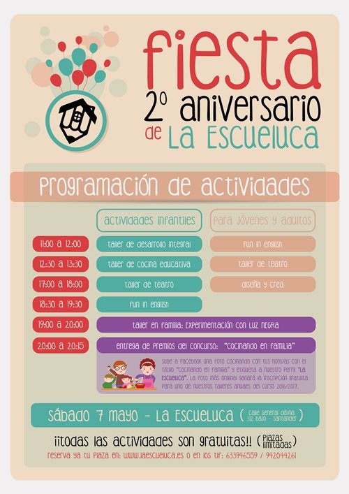 Fiesta aniversario de La Escueluca en Santander