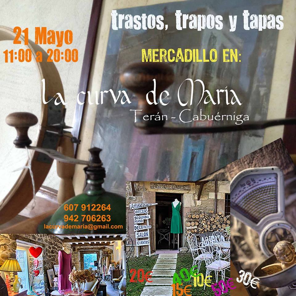 Mercadillo en La Curva de Maria en Cabuerniga