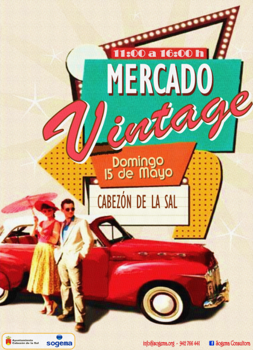 Mercado Vintage en Cabezón de la Sal
